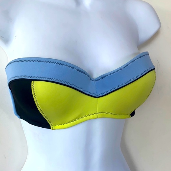 Victoria’s Secret Colorblock Bikini Top, Size 32DD - Picture 5 of 6